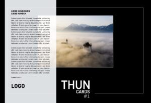 Thun Cards #1 (mit individueller, transparenter Banderole)