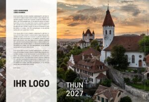 Thun Kalender 2027 (mit individueller, transparenter Banderole)